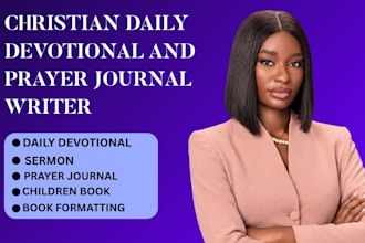 design, format christian ebook prayer journal daily devotion