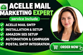 setup configure acelle mail email marketing postal smtp integration