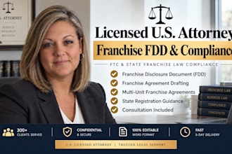 draft your franchise disclosure document fdd and franchise agreement