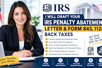do accounting, US tax return, bookkeeping, finance and audit as senior auditor