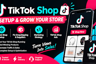 setup tik tok shop fix tiktok dropshipping tiktok shop marketing tiktok shop ads