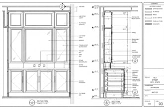 create detailed millwork, furniture and cabinet shop drawings with 2d 3d design