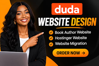 design a book author website, blog and newsletter and migrate it to hostinger