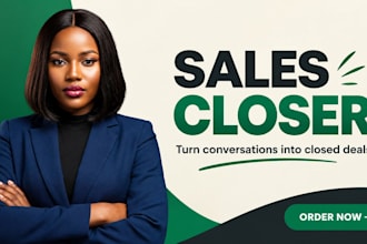 be your sales closer commission based high ticket sales representative