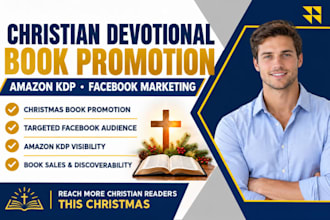 promote amazon christian devotional christmas book marketing on facebook