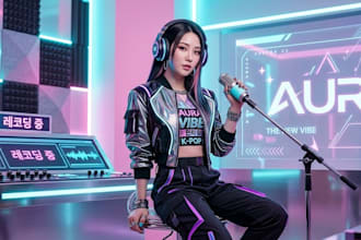 be your kpop female vocalist and professional topliner for pop edm songs