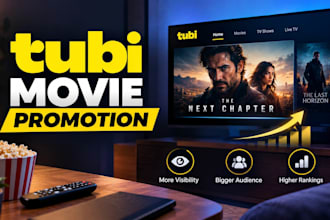 do tubi movie promotion, increase tubi movie ranking, tubi viewer