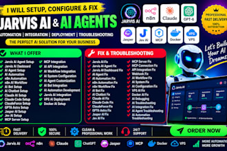 setup jarvis ai jev ai jasper n8n ai bot claudeforce gpt6 astra branding design