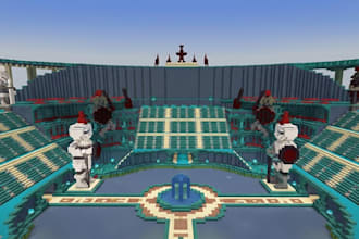 build custom minecraft pvp maps, arenas, battlegrounds and game maps