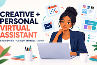 be  virtual assistant, personal assistant and social media VA