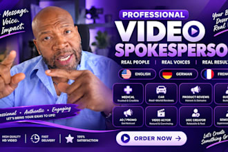 spokesman medical spokesperson video senior actor american senior male actor