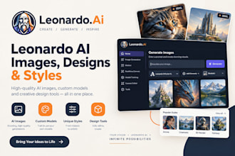 generate leonardo art, leonardo images, leonardo designs, leonardo styles