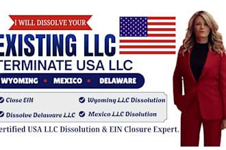 do llc dissolution, dissolve delaware llc, terminate wyoming llc, close ein