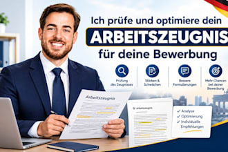 ich prufe und optimiere dein arbeitszeugnis fur deine bewerbung