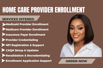 do home care provider medicaid medicare credentialing and payer enrollment