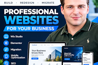 build, redesign, migrate wix to wordpress or wordpress to wix