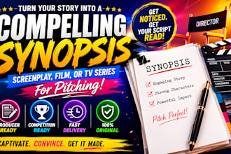 write a compelling screenplay, film or tv series synopsis for pitching
