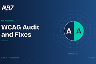 do a wcag accessibility audit and fix issues on your website