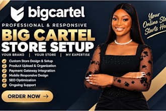 setup,fix big cartel,redesign big cartel,ecwid,big commerce opencart shopify