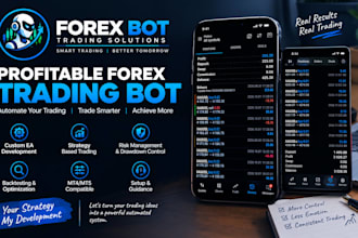 develop a profitable forex trading bot for mt4 and  mt5