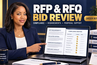 review your rfp or rfq and help prepare your government bid