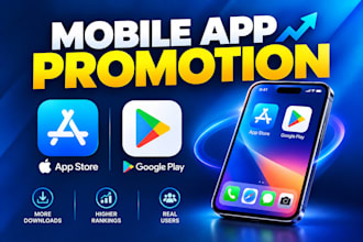 mobile app promotion, USA 5 star ios, play store app rating, mobile app download
