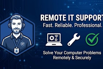 provide remote IT support and fix your computer problems