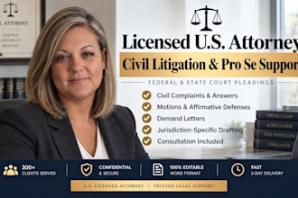 draft your pro se civil litigation pleadings, motions, and complaints