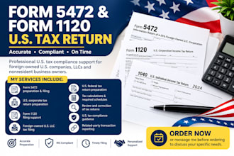 file form 5472 form 1120 and us tax return