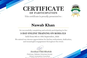 do professional library cataloging, koha, marc and ddc classification