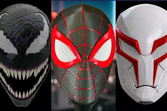 3d print cosplay helmet mask custom wearable armor prop 3d printed cosplay model