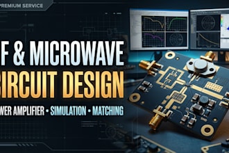 design and simulate rf microwave power amplifiers and circuits