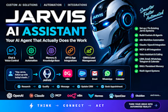 custom jarvis ai assistant dashboard fix hermes grok bot claude n8n muse jarvis