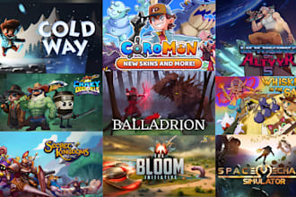 design steam capsule game banner, steam head cover art, game asset, game poster