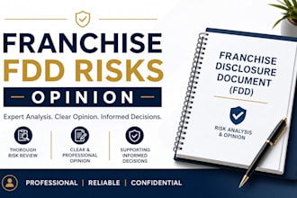 draft a detailed legal opinion memorandum analyzing your franchise fdd risks now