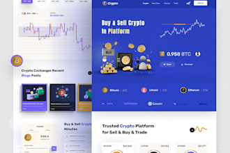 build crypto exchange website, crypto wallet, p2p exchange, blockchain defi app