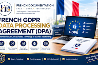 prepare a french gdpr data processing agreement dpa