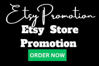 do etsy shop promotion to boost etsy sales