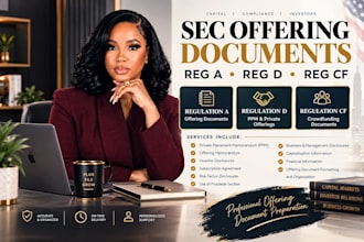prepare your regulation a, regulation d, or reulation cf offering documents