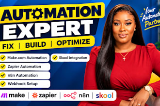 fix setup make com automation zapier automation n8n automation webhook and skool