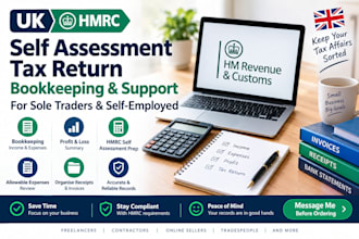do UK self assessment tax return bookkeeping hmrc for sole traders self employed