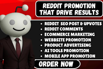 promote your website or ai app with reddit SEO posts and comments