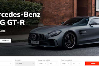 design auction website, car auction, bidding multivendor marketplace website