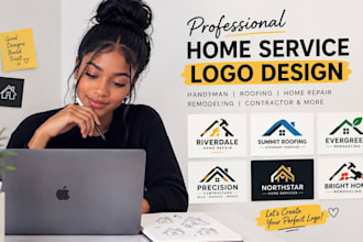 design a professional home repair, roofing and handyman logo