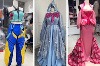 sew fabric custom cosplay costume sewing pattern anime cosplay outfit design