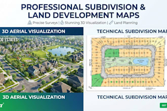 create subdivision maps, land development maps, campground and site plans