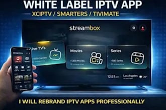 build whitelabel iptv app xciptv smarter pro tivimate ott app with admin panel