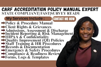 write carf accreditation behavioral health policy and procedure for new jersey