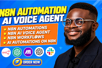 setup n8n automations, n8n ai voice agent, n8n workflows, ai automations on n8n