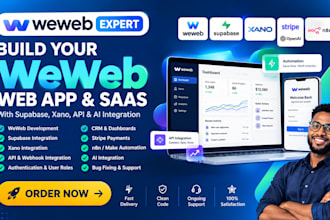 build your custom webapp, saas or mvp using lovable bolt weweb softr gohighlevel